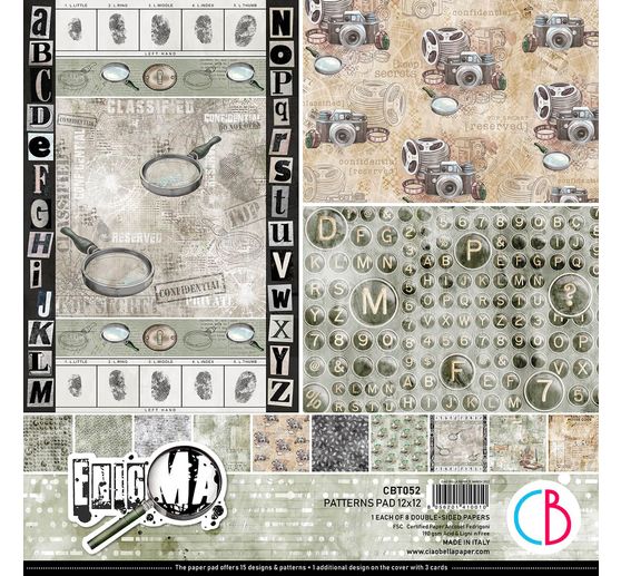 Scrapbook-Papier "Enigma"