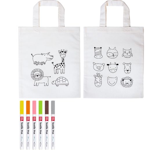 Bastelset Kindertaschen "Animals & Zoo"