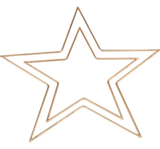 Metallring "Stern", Goldfarben