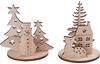 VBS Wooden building kit / plug, set of 2