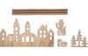 VBS Holz-Steckmotiv "Silhouette mit Schneemann"