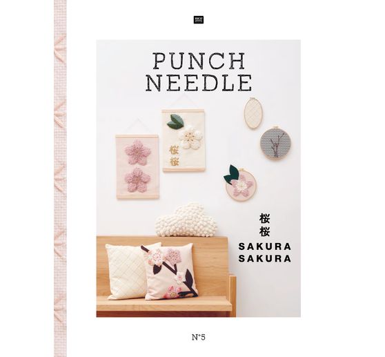 Rico Design Punch Needle Buch No. 5 Sakura Sakura