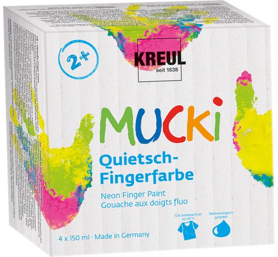 MUCKI Quietsch-Fingerfarbe