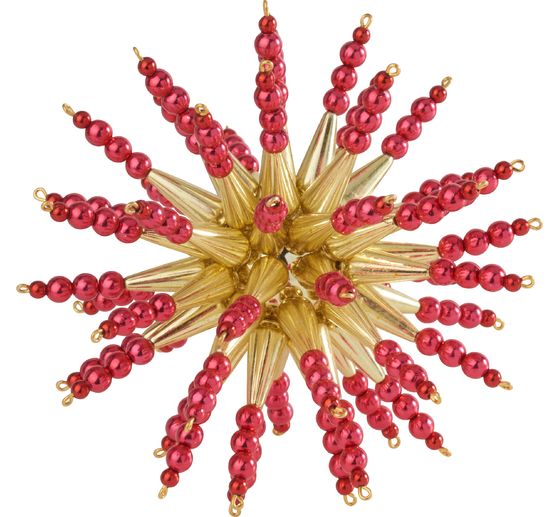Perlenstern-Komplettset "Ruby Gold"
