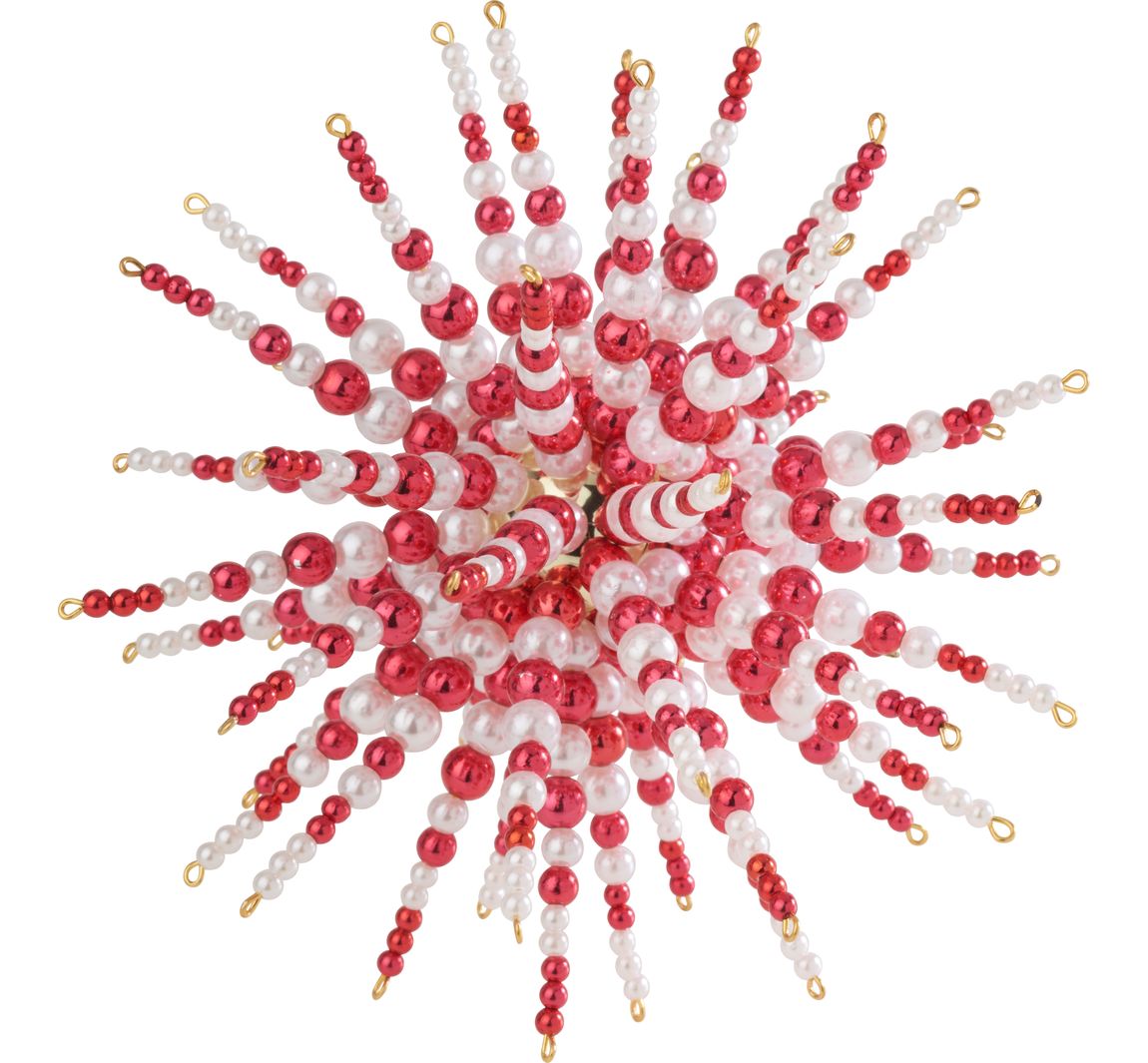 Perlenstern-Komplettset "Red & White"