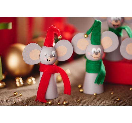 VBS Bastelset "Weihnachtsmäuse"