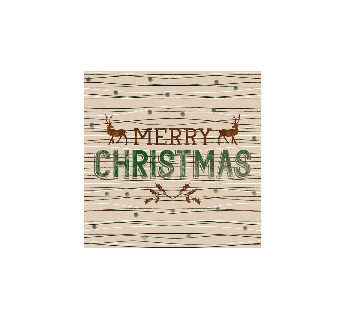 Serviette "Classy Christmas" - 5 Stück