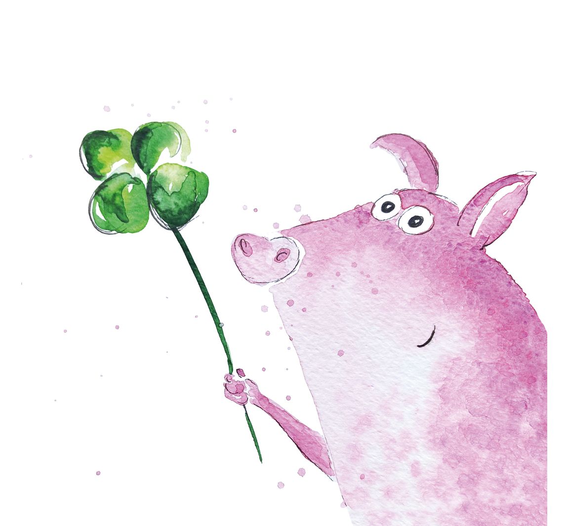 Serviette "Lucky Pig" - 20 Stück