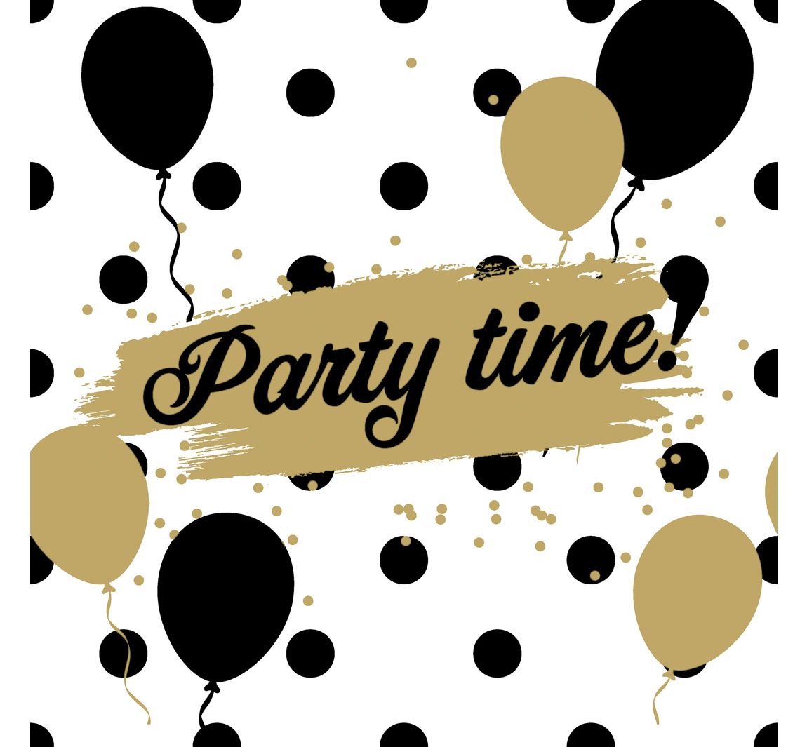 Serviette "Party Time" - 5 Stück