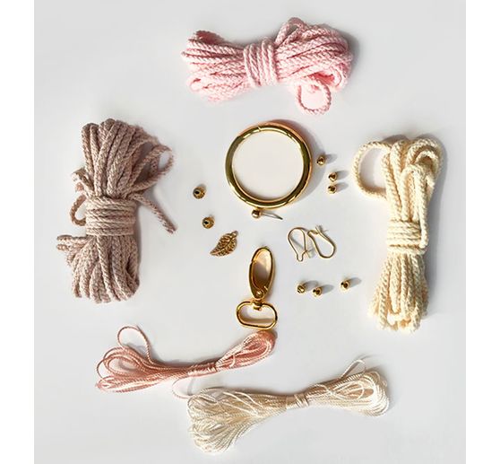 Makramee-Schmuckset "With Love"