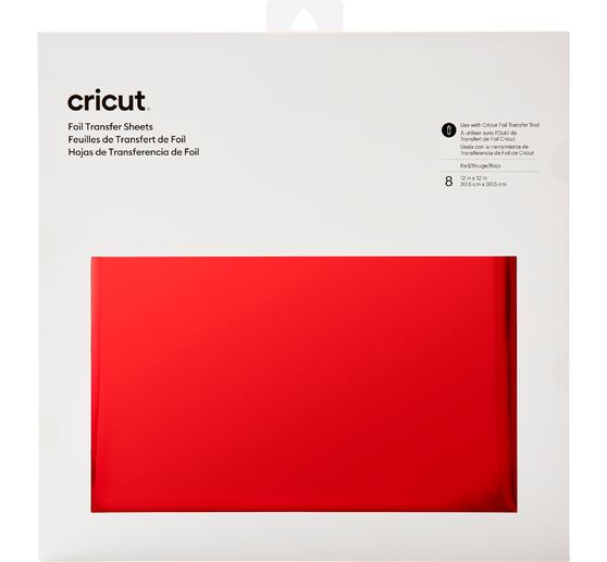 Cricut Transferfolie "Foil Transfer - Sheets Red"