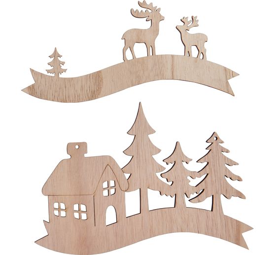 VBS Holzmotiv "Wintersilhouette"