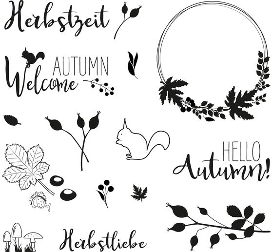 Clear Stamps "Herbstwald"
