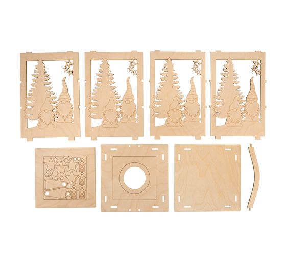 HolzLaterne "Wichtel" VBS Hobby