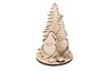 Wooden building kit "Gnome with fir"