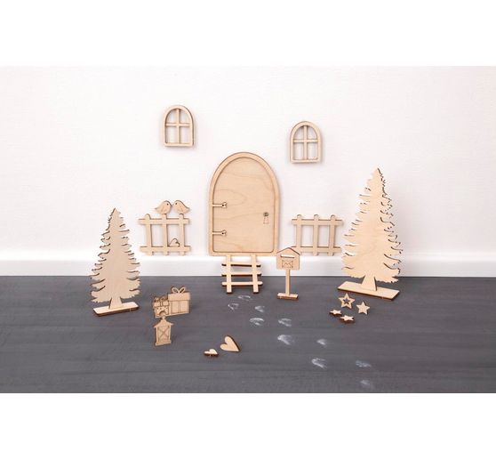 Holz-Bastelset "Wichteltür Nisse"