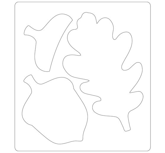 Sizzix Bigz Stanzschablone "Acorn & Oak Leaf"