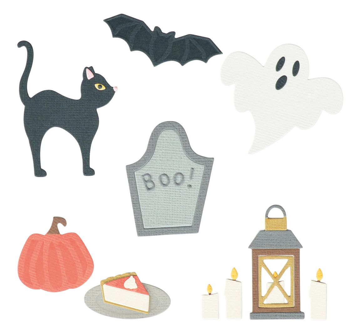 Sizzix Thinlits Stanzschablone Halloween Motifs