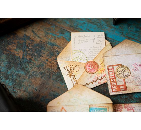Sizzix Thinlits Stanzschablone "Postale by Tim Holtz"