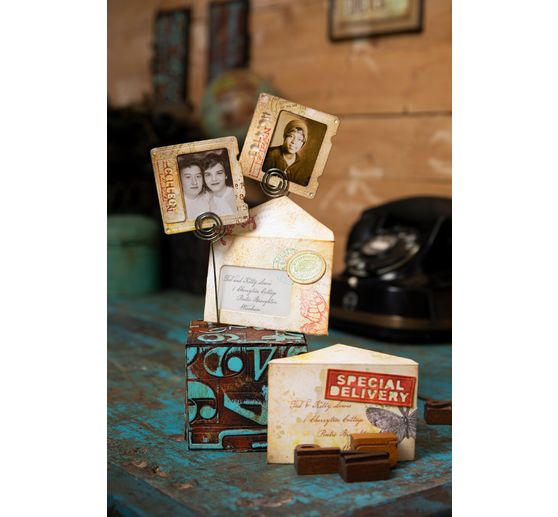 Sizzix Thinlits Stanzschablone "Postale by Tim Holtz"