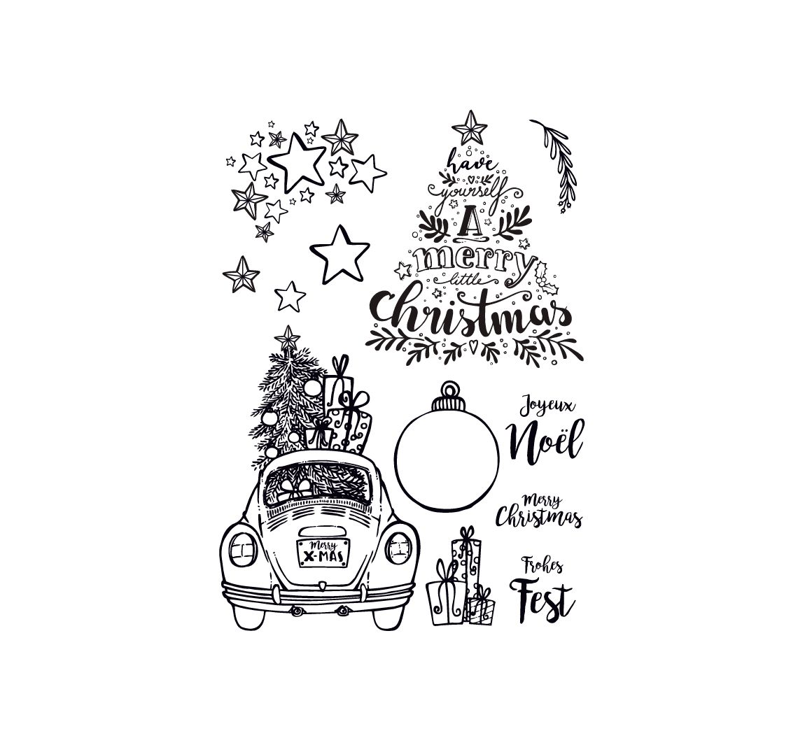 VBS Silikonstempel "Merry X-Mas"