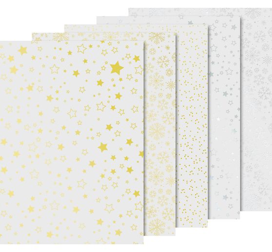 TransparentpapierSet "Weihnachten" Gold/Silber VBS Hobby