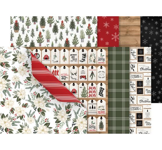 VBS Scrapbook-Papierset "Classic Christmas"