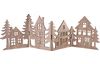 VBS Holz-Silhouette "Häuser und Tannen"