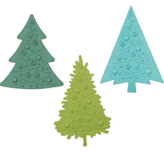 Sizzix Switchlits-Prägeschablone "Festive Trees"