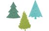 Sizzix Switchlits-Prägeschablone "Festive Trees"
