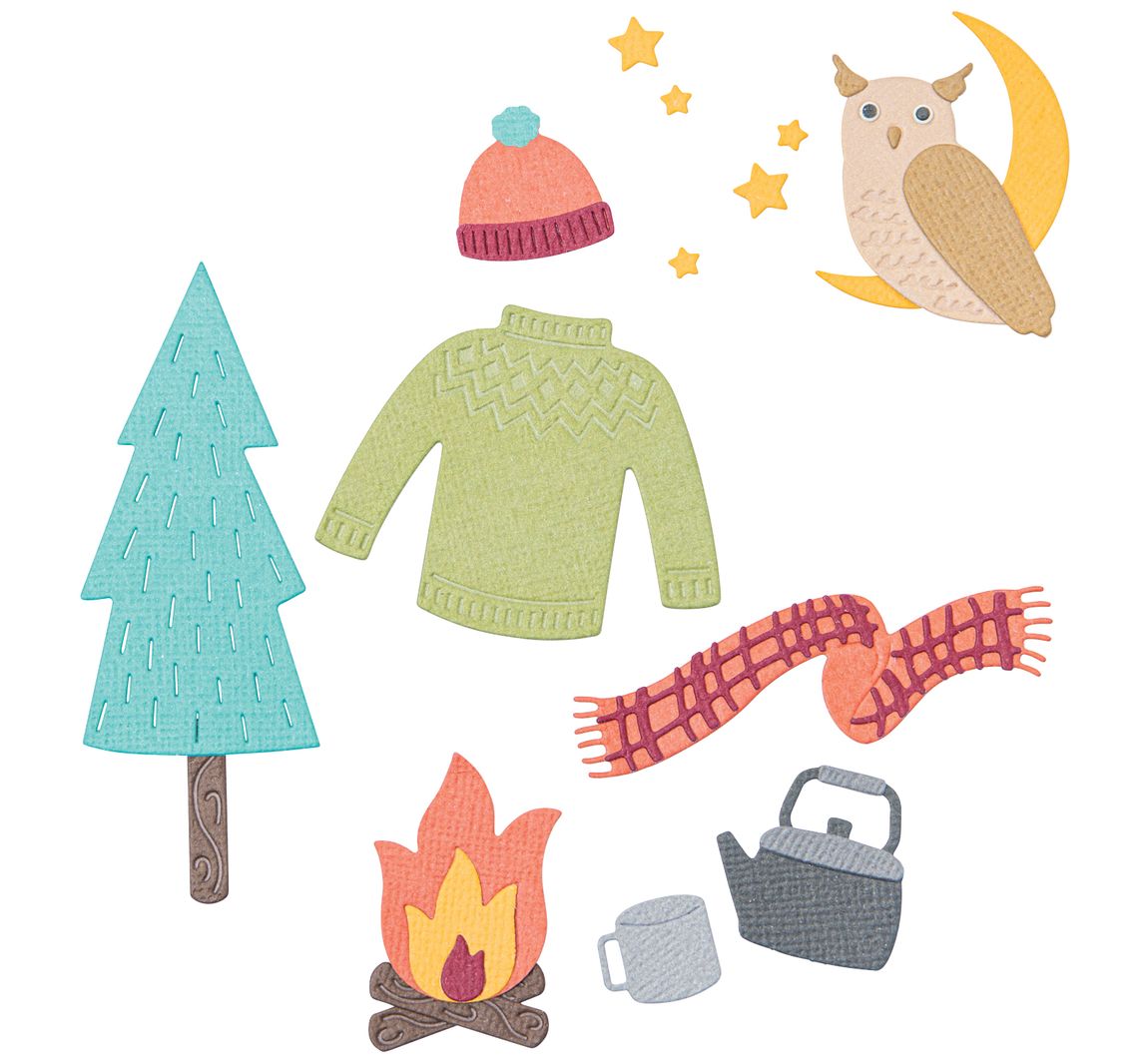 Sizzix Thinlits Stanzschablone "Cozy Woodland"