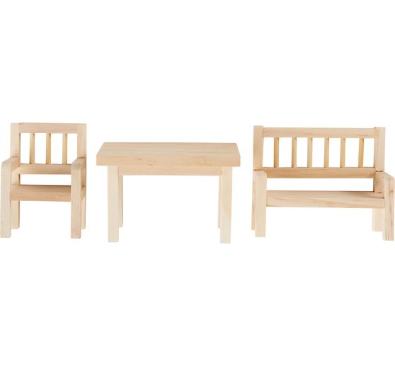 Secret Santa set "Table, bench & chair"