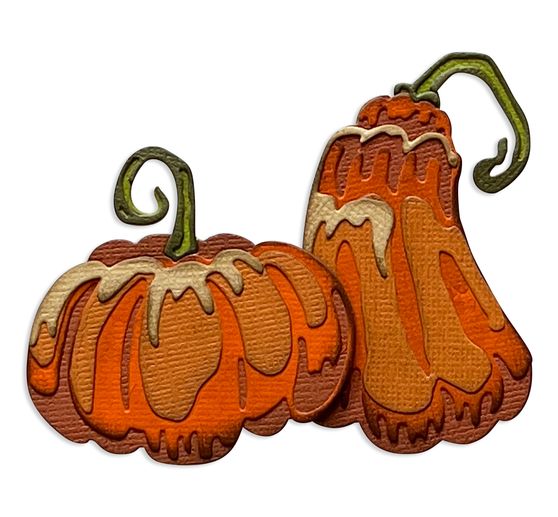 Sizzix Thinlits Stanzschablone "Pumpkin Duo Colorize by Tim Holtz"