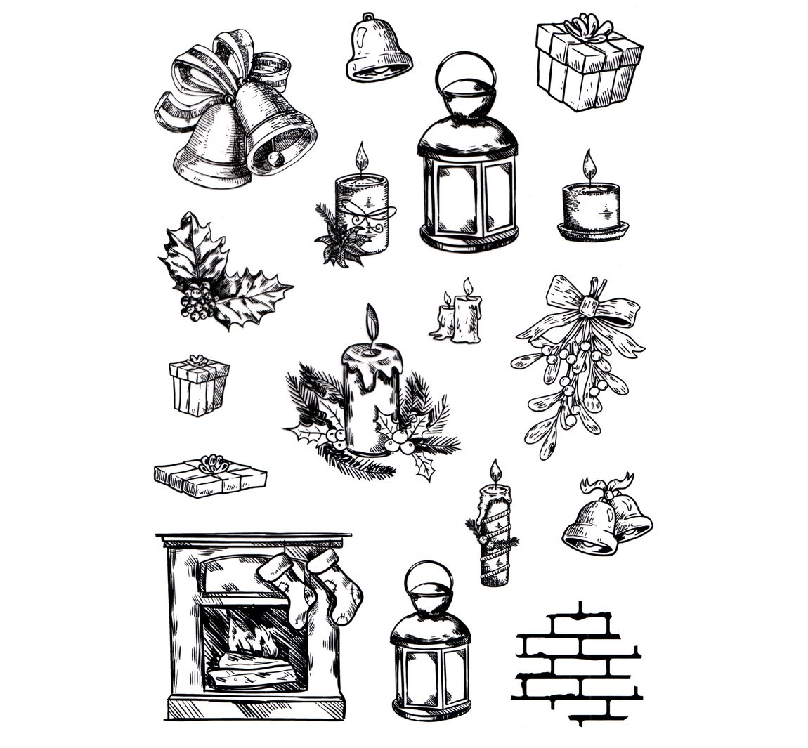 Silikonstempel History of Christmas