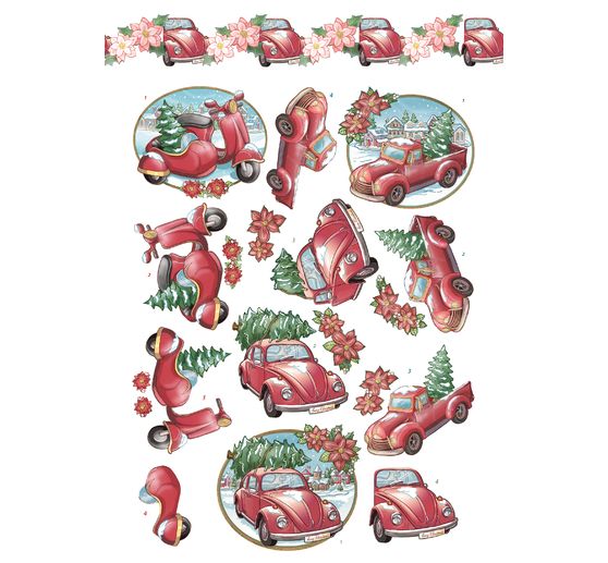 3D-Stanzbogenbuch "Christmas Village"