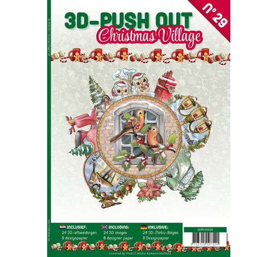 3D-Stanzbogenbuch "Christmas Village"