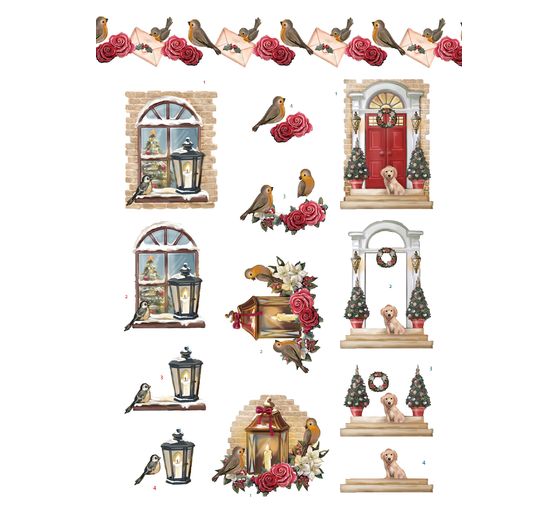 3D-Stanzbogenbuch "Christmas Village"