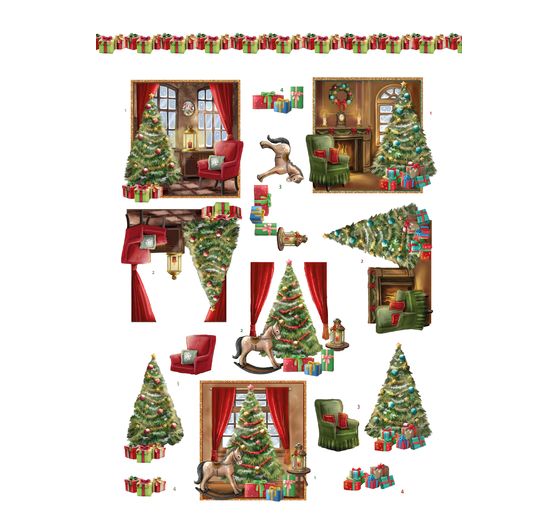 3D-Stanzbogenbuch "Christmas Village"