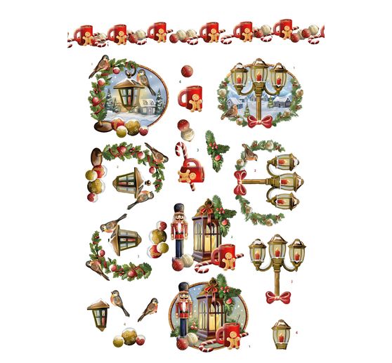 3D-Stanzbogenbuch "Christmas Village"