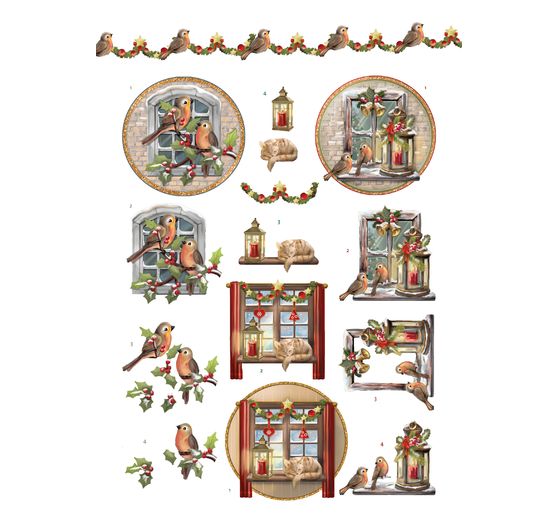 3D-Stanzbogenbuch "Christmas Village"
