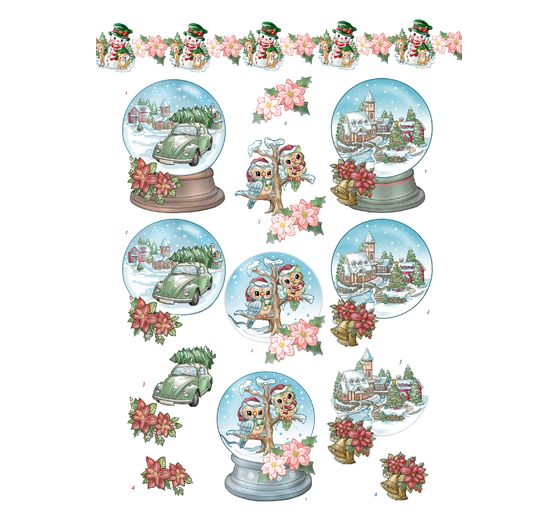 3D-Stanzbogenbuch "Christmas Village"