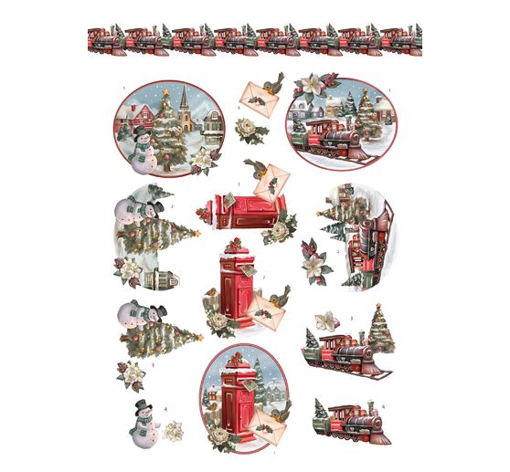 3D-Stanzbogenbuch "Christmas Village"