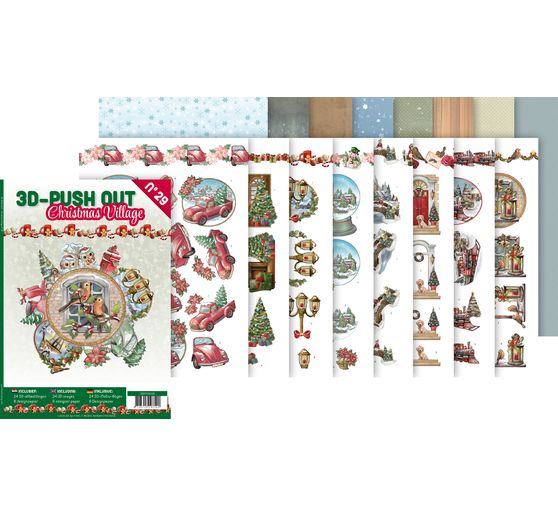 3D-Stanzbogenbuch "Christmas Village"