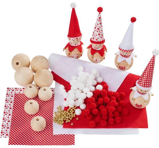 VBS Handicraft set "Wooden ball gnome"