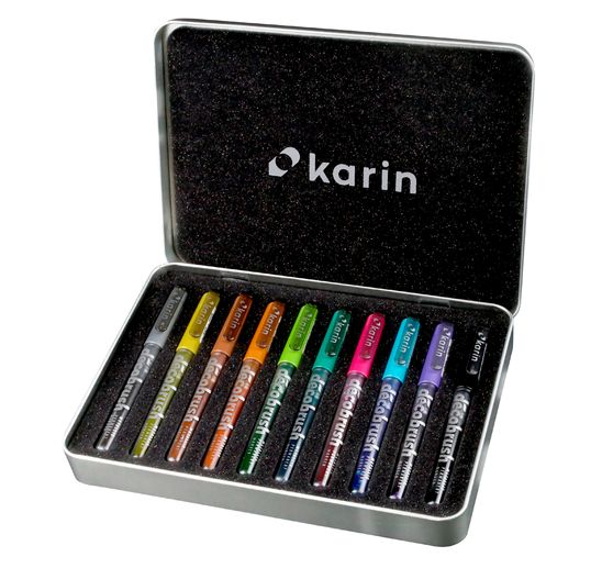 Karin Decobrush Metallic, 10 colours set