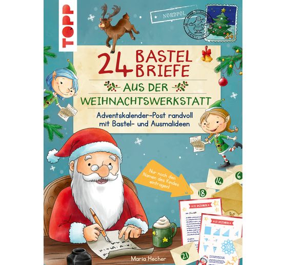 Buch "24 Briefe vom Weihnachtsmann. Adventskalender-Post zum Basteln, Malen und 