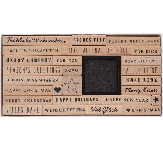 Stempel-Set XL "Liebe Weihnachtsgrüße"
