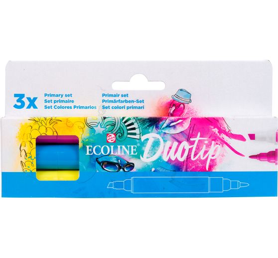 Talens Ecoline Duotip "Primärfarben-Set"