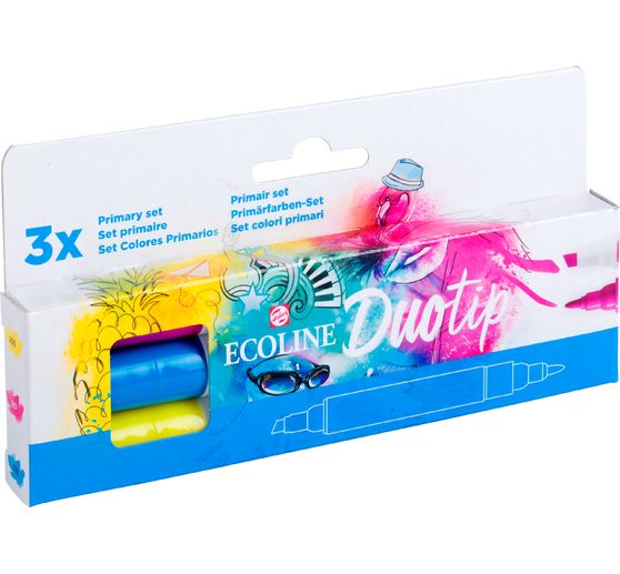Talens Ecoline Duotip "Primärfarben-Set"