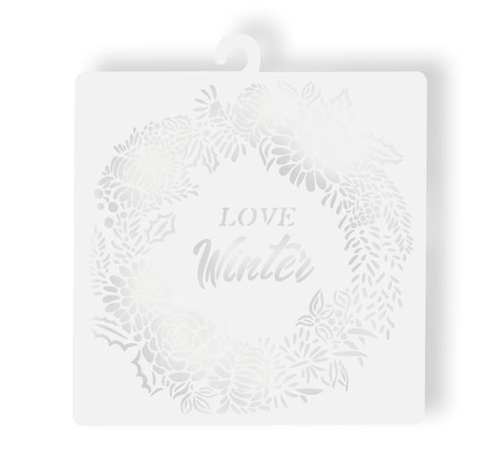 Schablone "Love Winter"